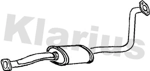 Silencieux central KLARIUS 250706