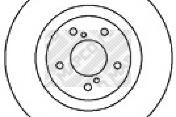 Disque de frein MAPCO 25584