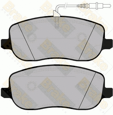 Kit de plaquettes de frein, frein à disque Brake ENGINEERING PA1424