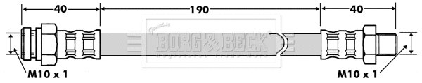 Flexible de frein BORG & BECK BBH7500