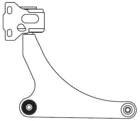 Bras de liaison, suspension de roue FRAP F4600