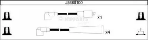 Kit de câbles d'allumage NIPPARTS J5380100
