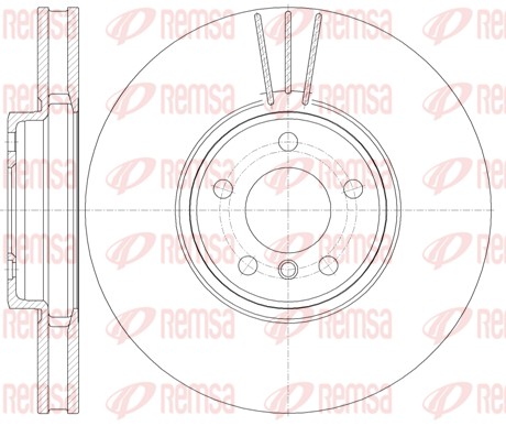 Disque de frein REMSA 61079.10