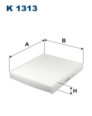 Filtre, air de l'habitacle FILTRON K 1313