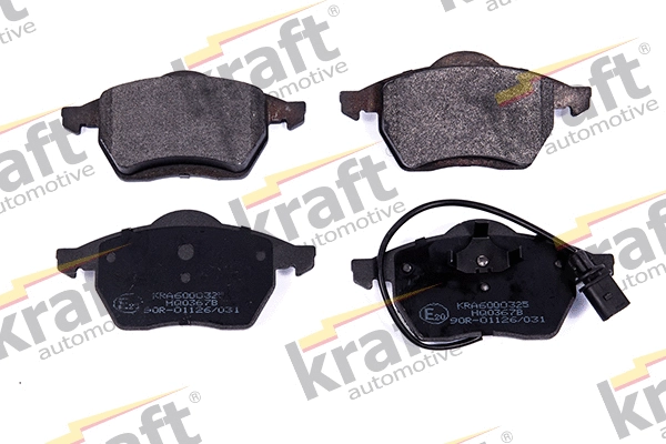 Kit de plaquettes de frein, frein à disque KRAFT AUTOMOTIVE 6000325