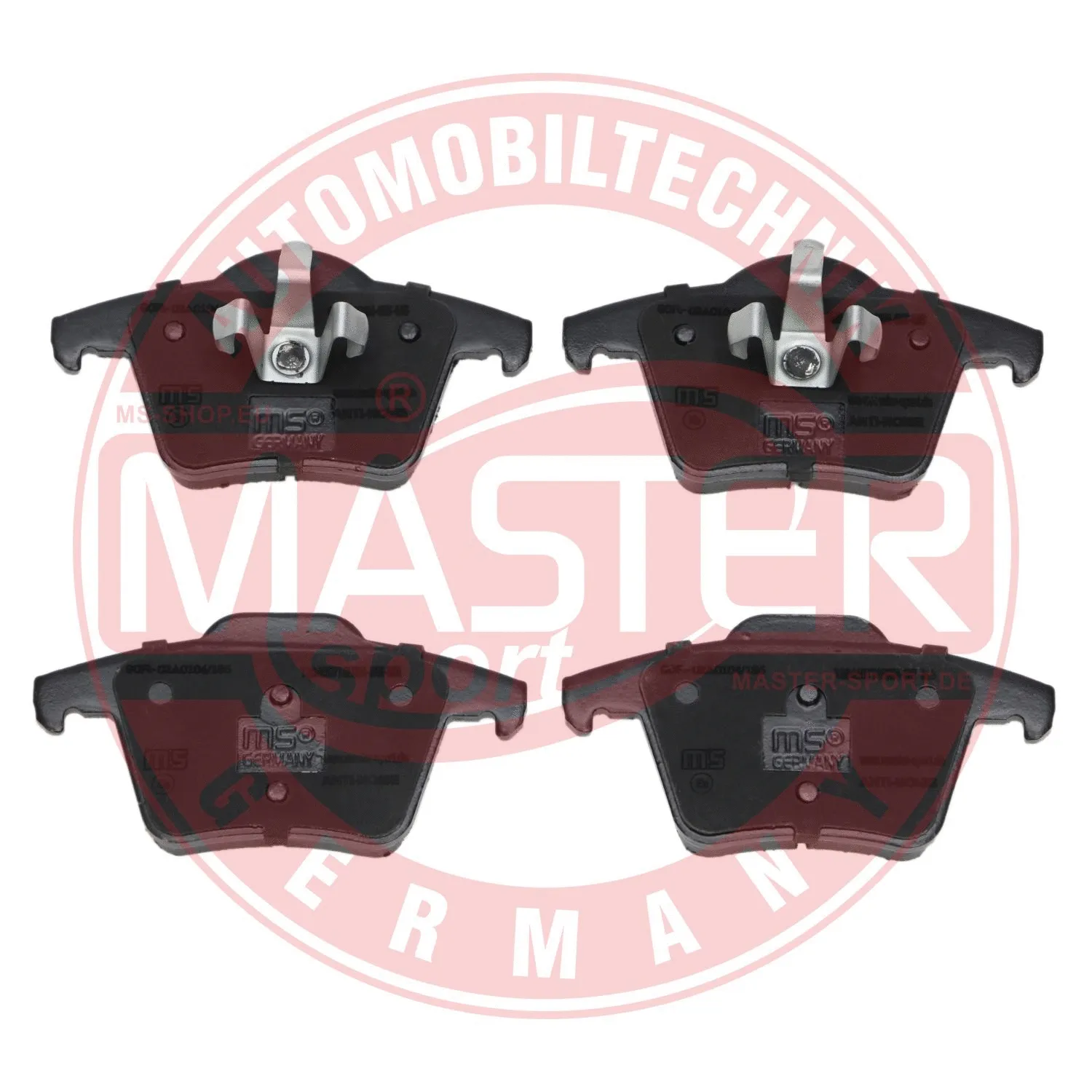Kit de plaquettes de frein, frein à disque MASTER-SPORT GERMANY 13046071892N-SET-MS