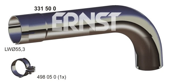 Tuyau d'échappement ERNST 331500