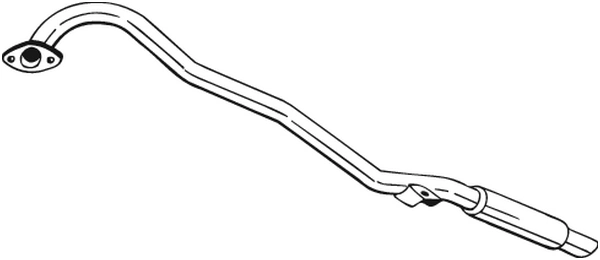 Silencieux arrière KLOKKERHOLM 278-551