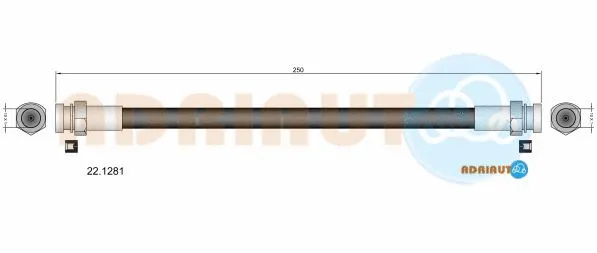 Flexible de frein ADRIAUTO 22.1281