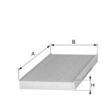 Filtre, air de l'habitacle UNIFLUX FILTERS XCK263