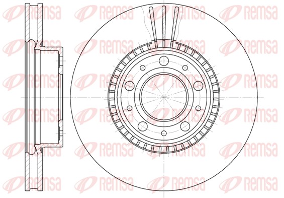 Disque de frein REMSA 6304.10