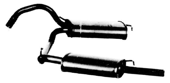 Silencieux arrière VEGAZ GmbH MOS-37