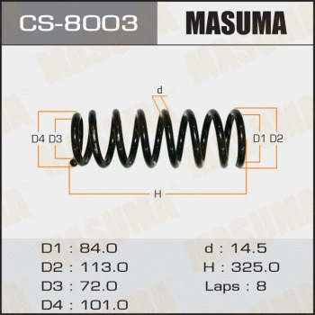Ressort de suspension MASUMA CS-8003