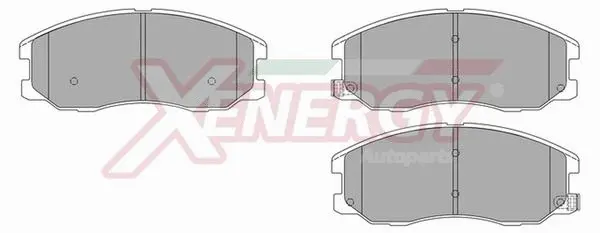 Kit de plaquettes de frein, frein à disque AP XENERGY X40995