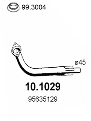 Tuyau d'échappement ASSO 10.1029