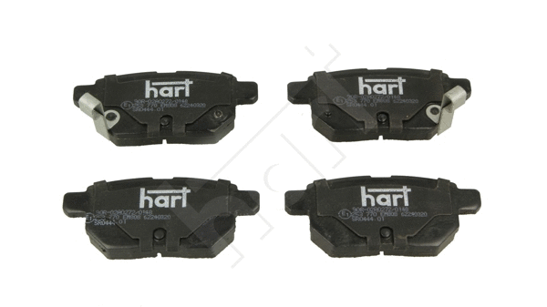 Kit de plaquettes de frein, frein à disque HART 253 770