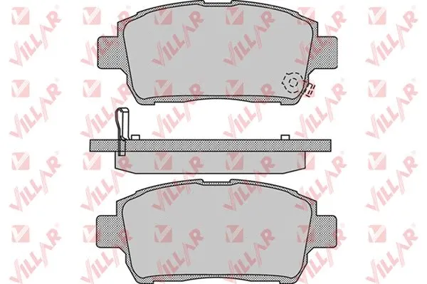 Kit de plaquettes de frein, frein à disque VILLAR 626.1062