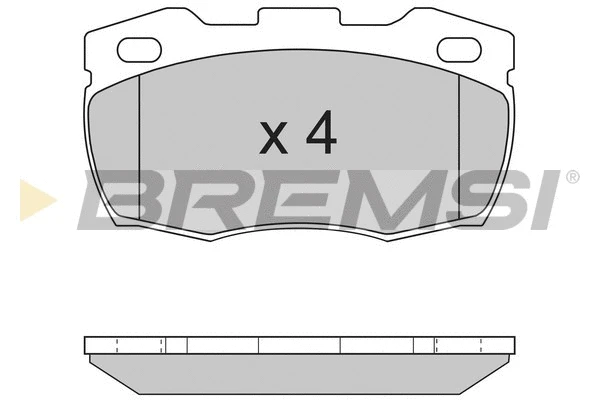 Kit de plaquettes de frein, frein à disque BREMSI BP2717