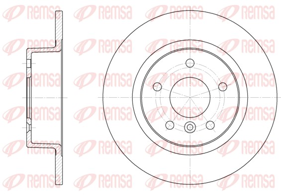 Disque de frein REMSA 6506.00