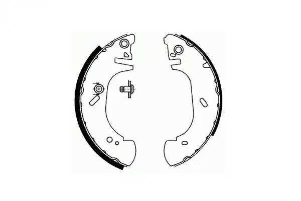 Jeu de mâchoires de frein SCT - MANNOL SS 541