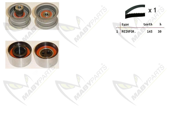 Kit de courroie crantée MABYPARTS OBK010299