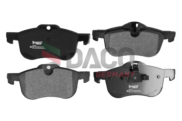 Kit de plaquettes de frein, frein à disque DACO Germany 323101