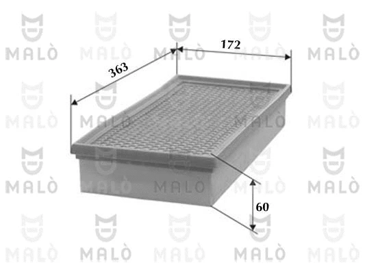 Filtre à air AKRON-MALÒ 1500597