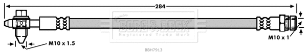 Flexible de frein BORG & BECK BBH7913