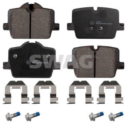 Kit de plaquettes de frein, frein à disque SWAG 33 10 7556