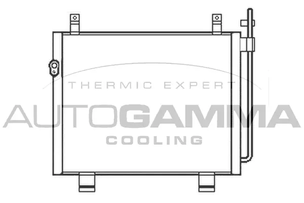 Condenseur, climatisation AUTOGAMMA 103532