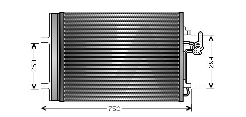 Condenseur, climatisation EACLIMA 30C22047