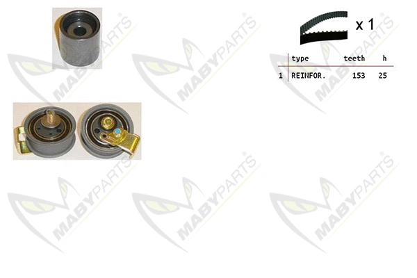 Kit de courroie crantée MABYPARTS OBK010317