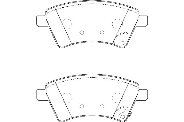 Kit de plaquettes de frein, frein à disque Omnicraft 2135138