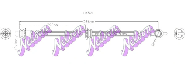 Flexible de frein KAWE H4521