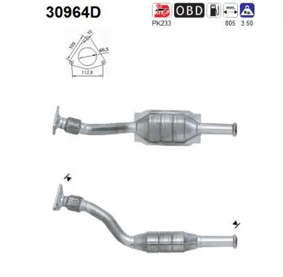 Catalyseur AS 30964D