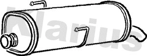 Silencieux arrière KLARIUS 211000