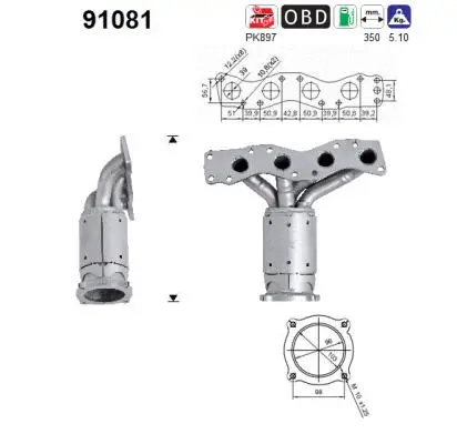 Catalyseur AS 91081