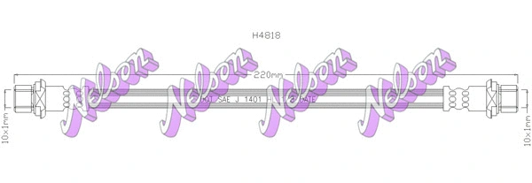 Flexible de frein KAWE H4818