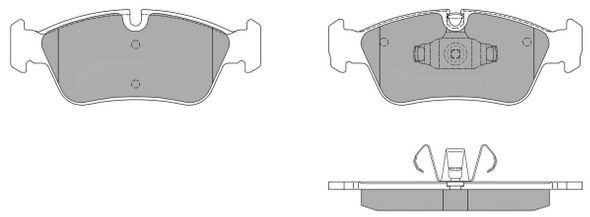 Kit de plaquettes de frein, frein à disque FREMAX FBP-1401