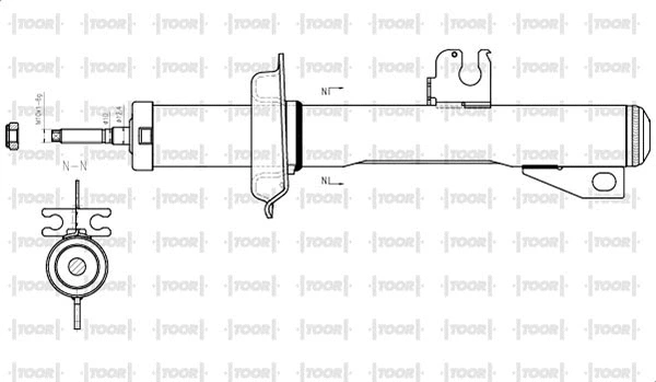 Amortisseur TOOR SG11170