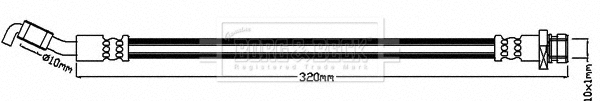 Flexible de frein BORG & BECK BBH8179