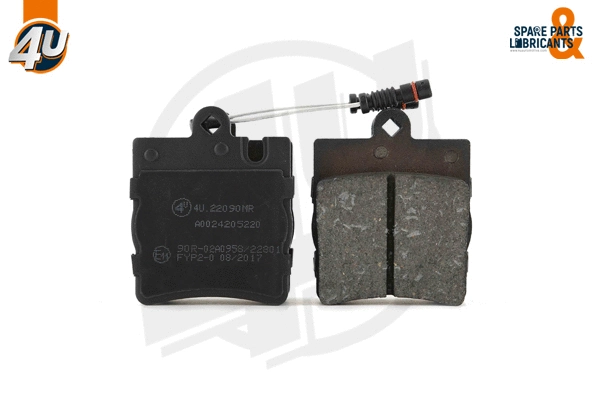 Kit de plaquettes de frein, frein à disque 4U Autoparts 22090MR