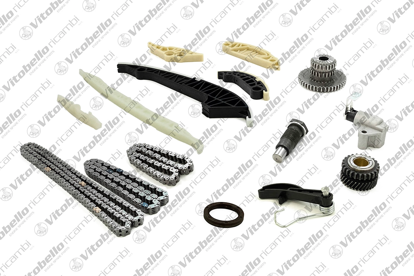 Kit de distribution par chaîne Vitobello Ricambi KDC0099-5N