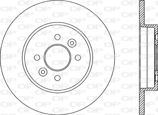 Disque de frein OPEN PARTS BDA2183.10