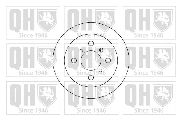 Disque de frein QUINTON HAZELL BDC4595