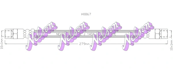 Flexible de frein KAWE H0867