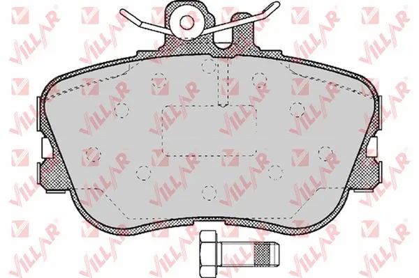 Kit de plaquettes de frein, frein à disque VILLAR 626.0492