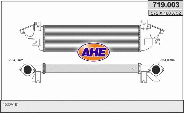 Refroidisseur d'air de suralimentation AHE 719.003