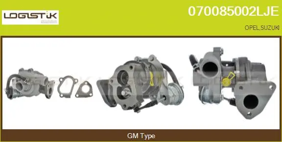 Turbocompresseur, suralimentation LGK 070085002LJE