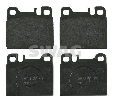Kit de plaquettes de frein, frein à disque SWAG 10 91 6254